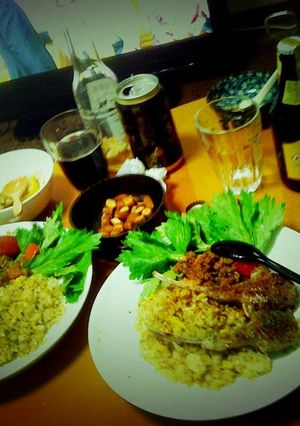 塩チャーハン　ラム肉添え-レシピのメイン写真