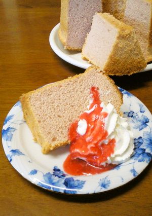 ♡苺ミルクシフォン♡-レシピのメイン写真