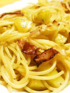 ベーコンとじゃが芋のオリーブパスタ-レシピのメイン写真