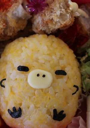 ＊キャラ弁＊きいろいとりご飯-レシピのメイン写真