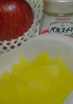 シリコンスチーマーdeりんご煮-レシピのメイン写真