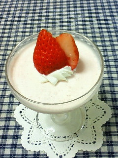 フレッシュいちごと豆乳のムース-レシピのメイン写真