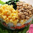 ケーキみたいな三色丼プラス1