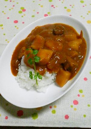 市販のルーで☆ちょっとだけお店カレー♪-レシピのメイン写真
