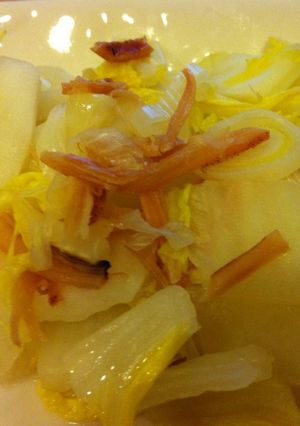 ルクエでおつまみ★さきイカと野菜蒸し-レシピのメイン写真