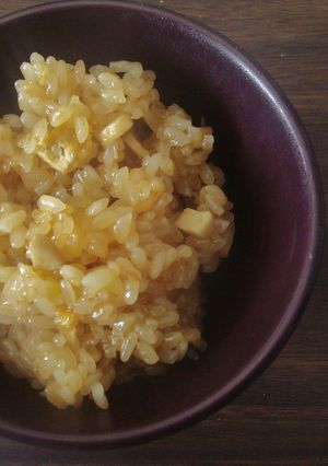 食べるラー油で！中華風おこわ-レシピのメイン写真