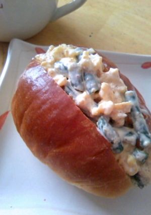 インゲンの胡麻和えマヨたまサンド-レシピのメイン写真