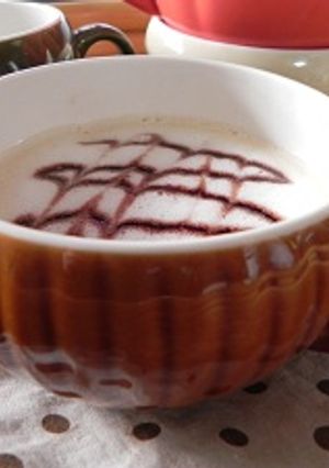 白ココアで簡単カプチーノ♪おうちカフェ-レシピのメイン写真