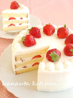 ぜいたく苺の♪ミルキーショートケーキ-レシピのメイン写真