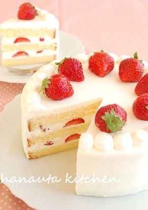 ぜいたく苺の♪ミルキーショートケーキ-レシピのメイン写真