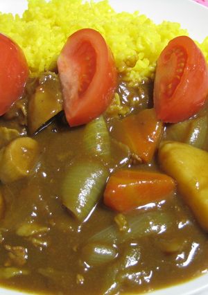 トマト!のせカレー-レシピのメイン写真