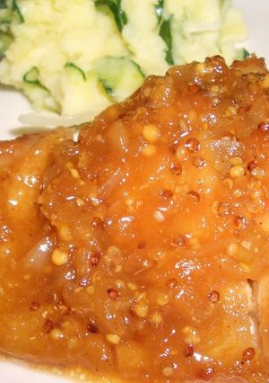 チキンソテー✿はちみつ粒マスタードソース-レシピのメイン写真