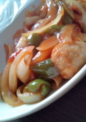 酢豚風にくだんご-レシピのメイン写真