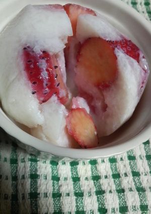 糖分抑えたイチゴの牛乳かん-レシピのメイン写真