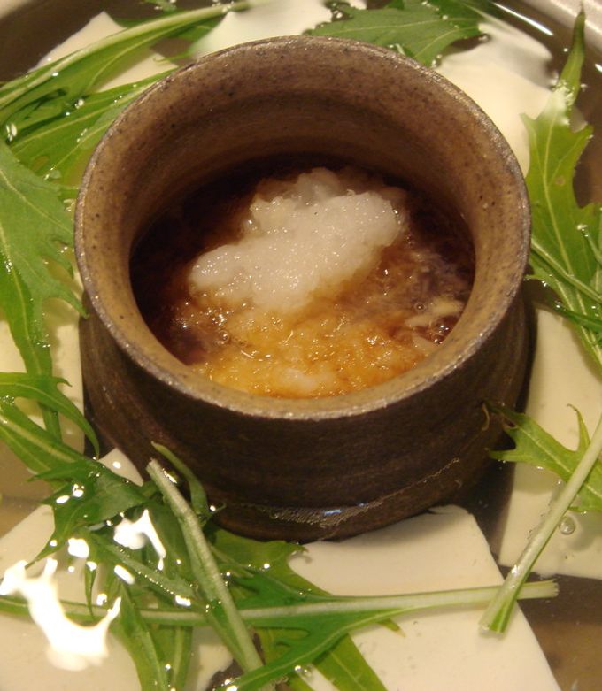 ✿ピリ辛・みぞれポン酢でシンプル湯豆腐✿ by usabin 【クックパッド