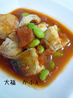 簡単 塩だらのトマト煮-レシピのメイン写真