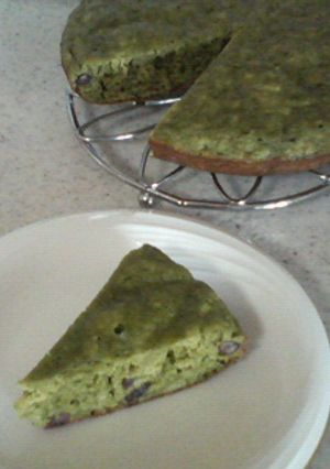 超カンタン！炊飯器で長いも青汁ケーキ-レシピのメイン写真