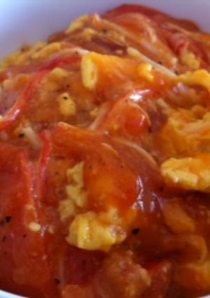 とろとろ☆たまごとトマトの中華丼-レシピのメイン写真
