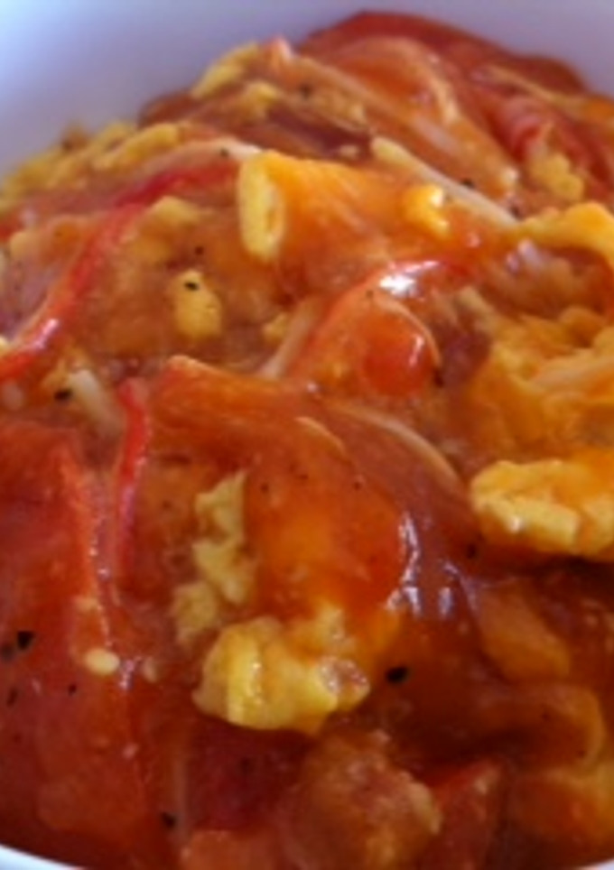 とろとろ☆たまごとトマトの中華丼-レシピのメイン写真