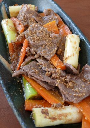 ゴマたっぷり!塩ダレ焼き肉-レシピのメイン写真