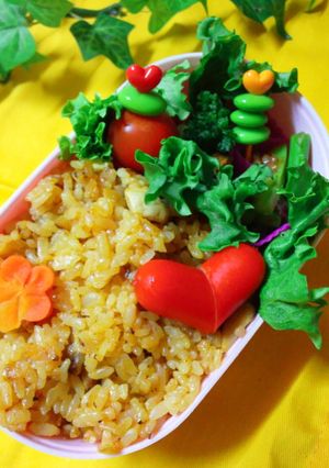 食べやすいオムライス風お弁当-レシピのメイン写真