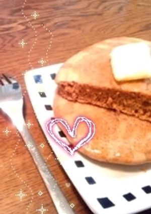 ﾍﾙｼｰ＊米粉deきなこﾊﾟﾝｹｰｷ♪-レシピのメイン写真