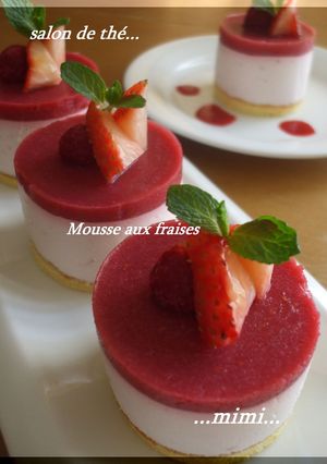 いちごのムースღღ-レシピのメイン写真