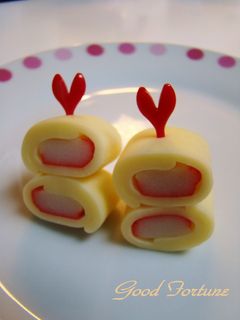お弁当おかず☆チーズカニカマ♪キャラ弁に-レシピのメイン写真