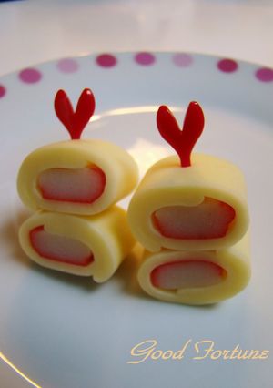 お弁当おかず☆チーズカニカマ♪キャラ弁に-レシピのメイン写真
