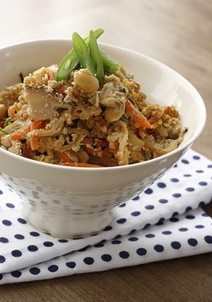 ■　切干大根入りのヘルシーな炒り豆腐　■-レシピのメイン写真