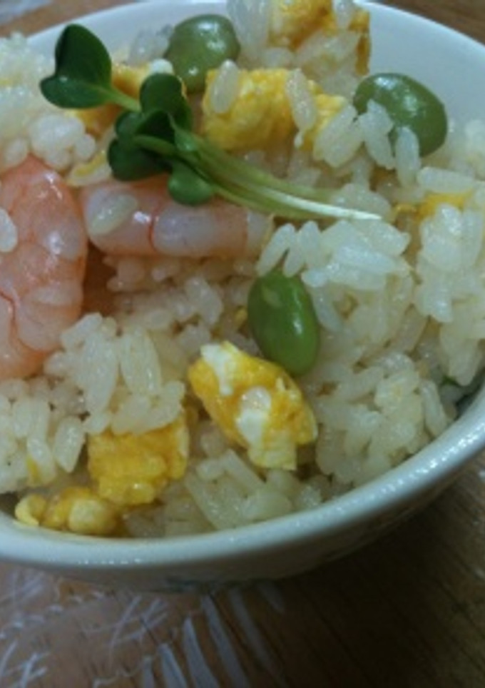 ヒガシマルさんのおダシで海老の炊込みご飯-レシピのメイン写真