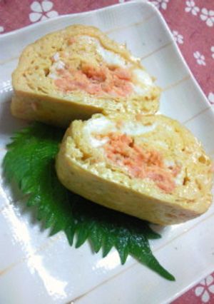 焼さけあらほぐし入りだし巻き玉子-レシピのメイン写真