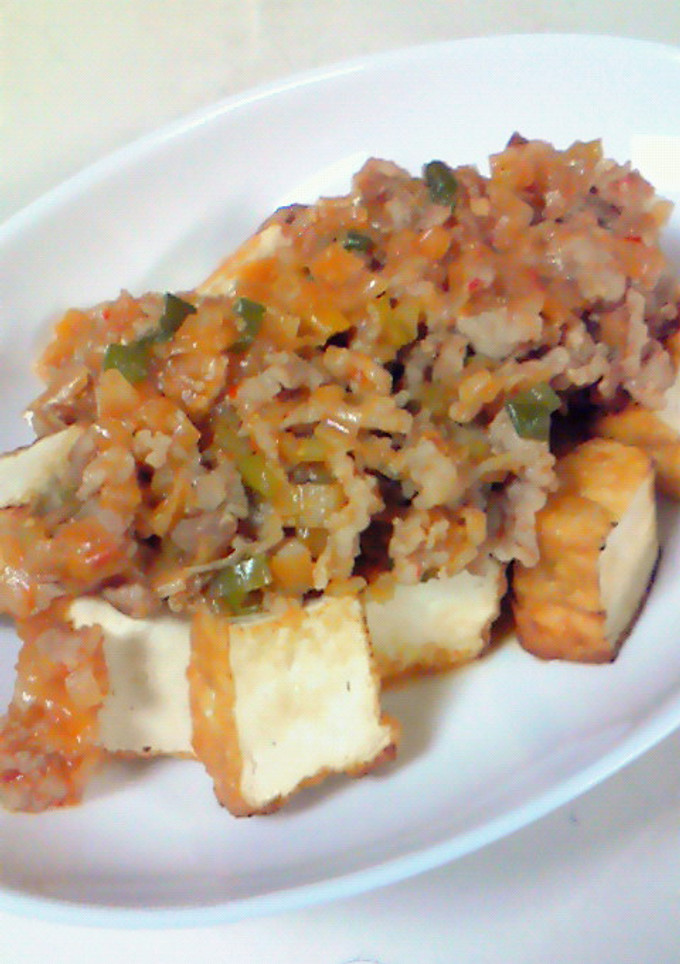 厚揚げの肉味噌がけ☆-レシピのメイン写真