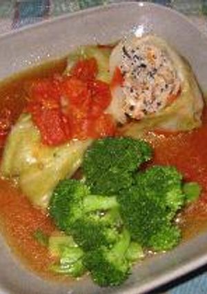 豆腐で作る！ヘルシーロールキャベツ-レシピのメイン写真