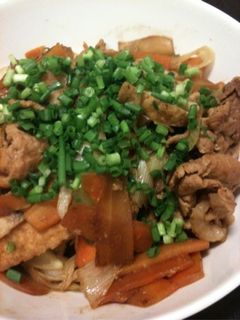 簡単!豚肉と厚揚げで中華風味噌炒め☆-レシピのメイン写真