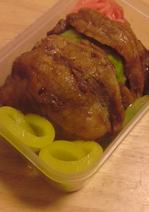 節約☆豚焼肉弁当-レシピのメイン写真