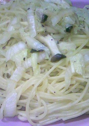 白菜とエリンギの和風パスタ-レシピのメイン写真