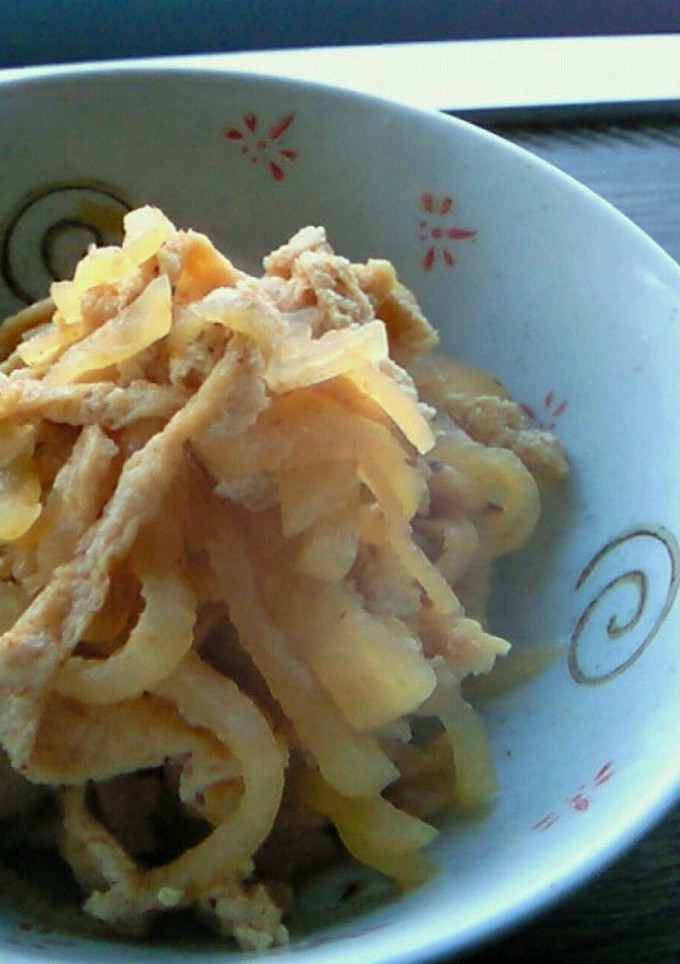 簡単☆大根と油揚げの炒め煮-レシピのメイン写真