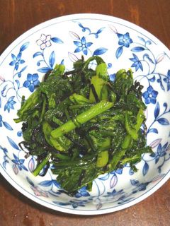 春菊の塩昆布和え-レシピのメイン写真