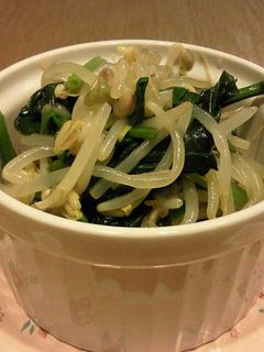 簡単さっぱり★もやしほうれん草ナムル-レシピのメイン写真