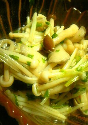 キノコと水菜の昆布茶和え-レシピのメイン写真