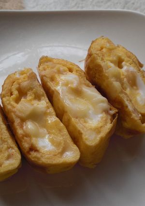 キムチチーズの卵焼き-レシピのメイン写真