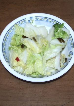 かんたん白菜漬（袋でできます）-レシピのメイン写真