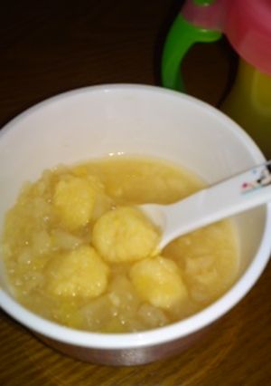 離乳食味噌煮みうどんタラのつみれ入り中期-レシピのメイン写真