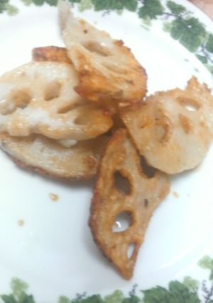 レンコンのお好み焼き粉つけ焼き-レシピのメイン写真