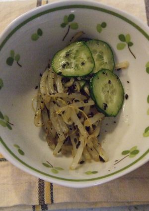 レンジで簡単！もやしときゅうりの和え物-レシピのメイン写真