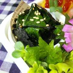 รูปของ ＊お弁当に！ほうれん草の韓国海苔和え＊