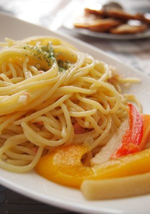 簡単すぎるサーモンクリームパスタ-レシピのメイン写真