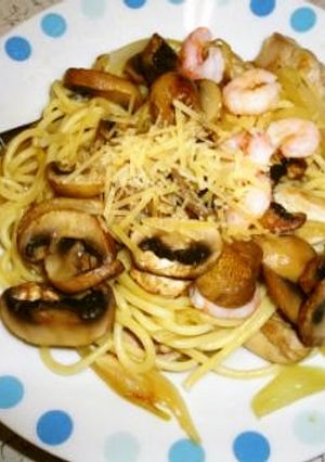 ヘルシー☆贅沢パスタ～一人用-レシピのメイン写真