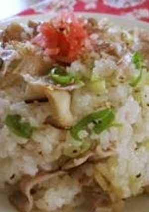 第2弾　ねぎトン椎茸炒飯-レシピのメイン写真
